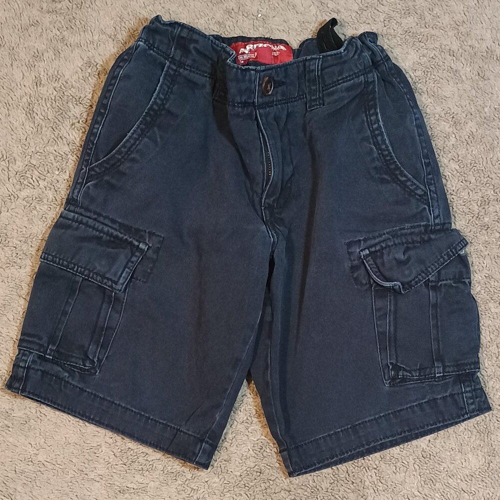 Arizona Jean Co/Cargo Shorts/Boys 10 Regular/Black/Utility Summer Wear